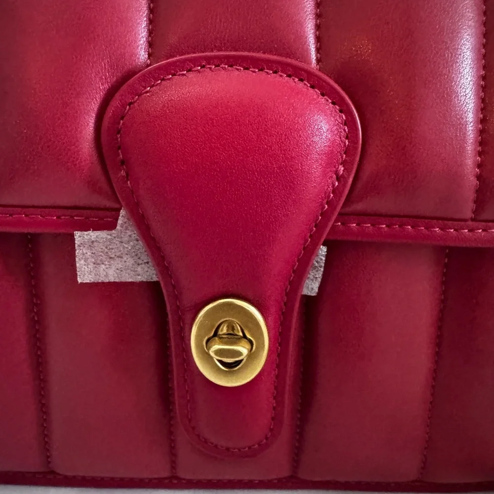 New. NWT Never used Coach Willis Top Handle 18 With Quilting - Picture 6 of 15